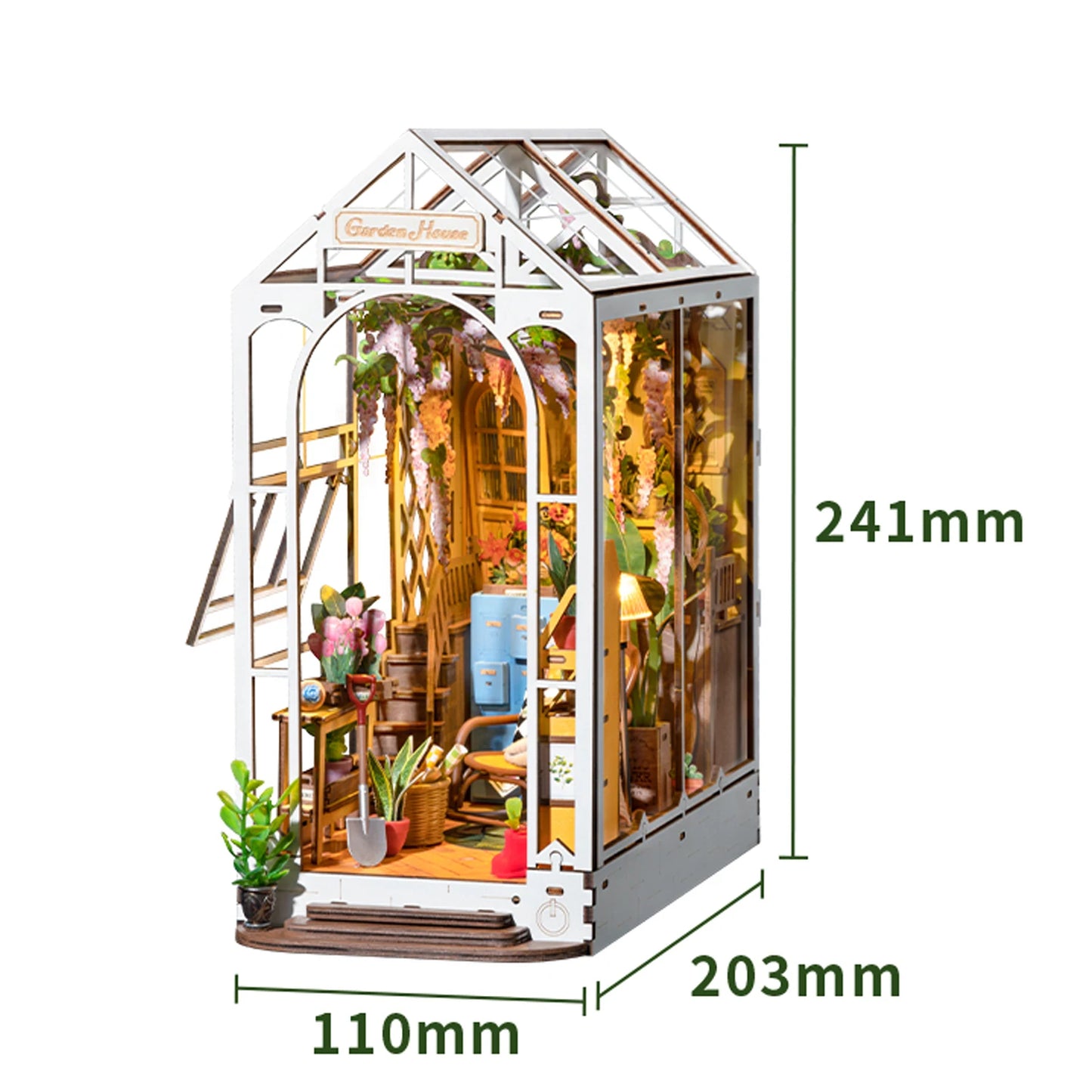 DIY Book Nook Dollhouse Model Kit