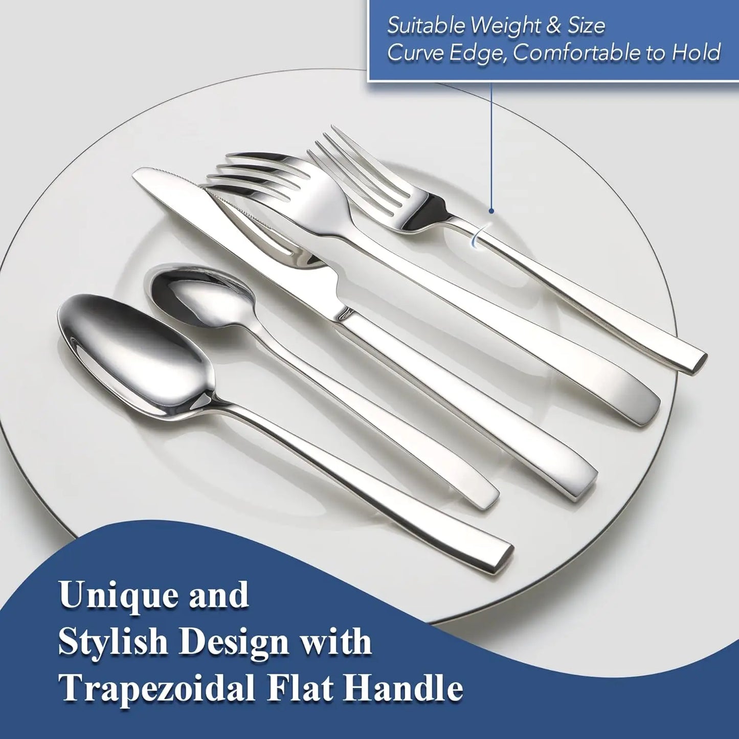 Premium Stainless Steel Heavy Duty Flatware Set