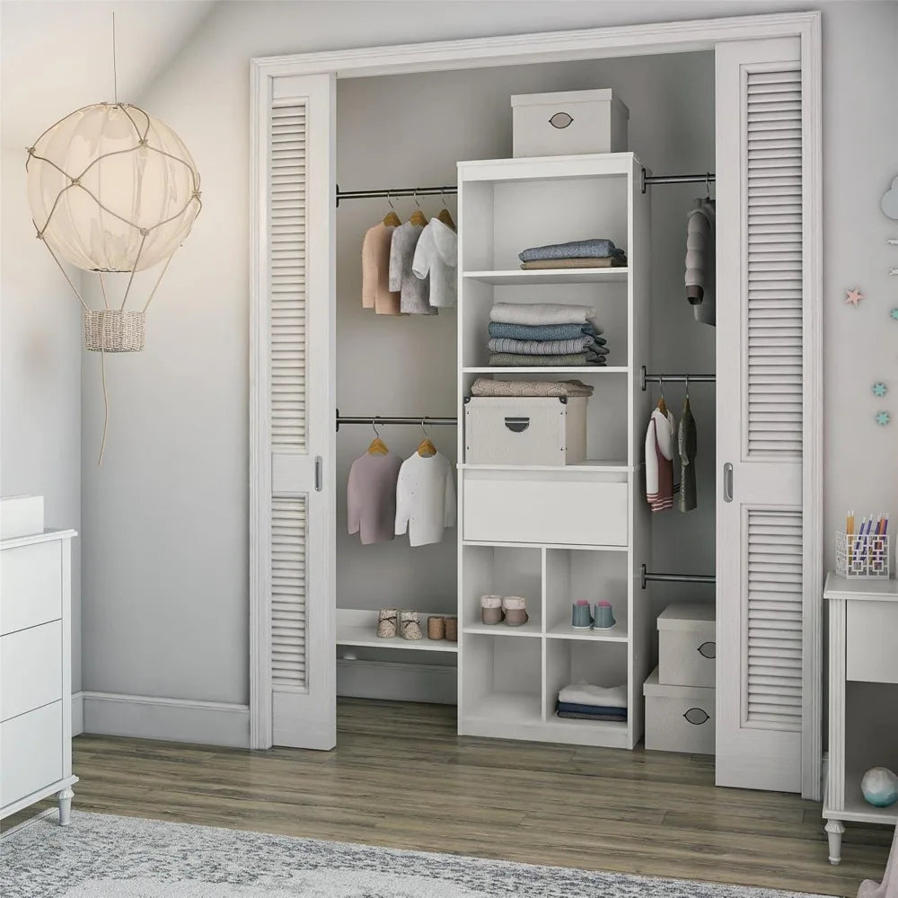 Grow with Me Adjustable Kids’ Closet Organizer System