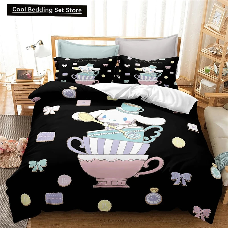 3 Pcs Bedding Set (1 Duvet Cover + 2 Pillowcases)