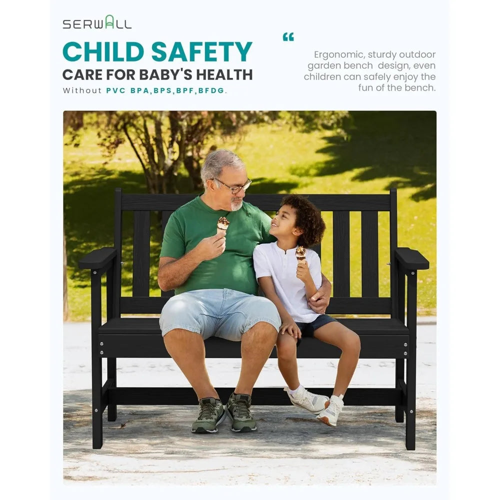 Weatherproof 2-Person Garden Bench
