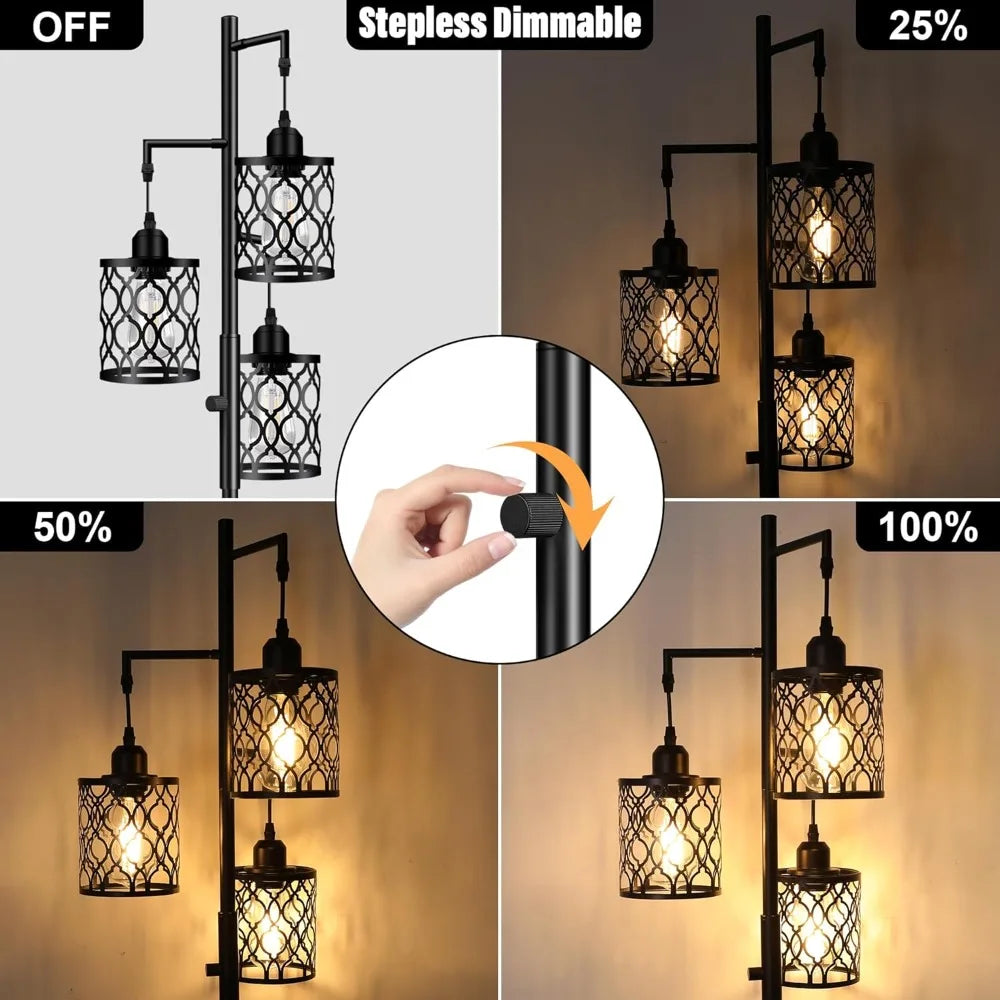 Dimmable Farmhouse Floor Lamp