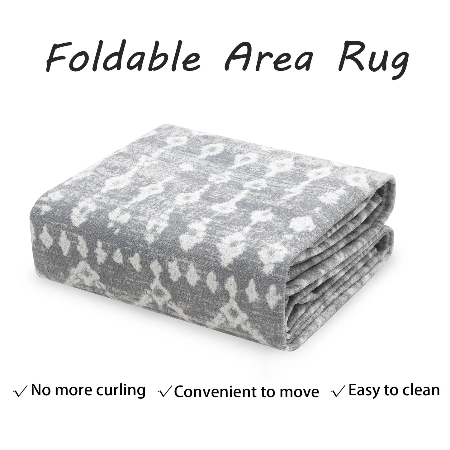Grey Modern Super Soft Carpet