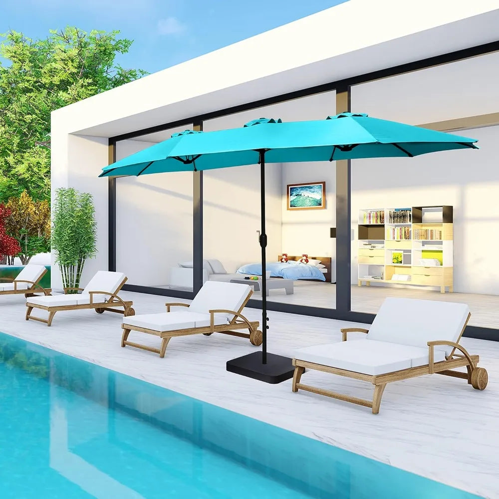 Extra Large Rectangular Outdoor Umbrella for Patio