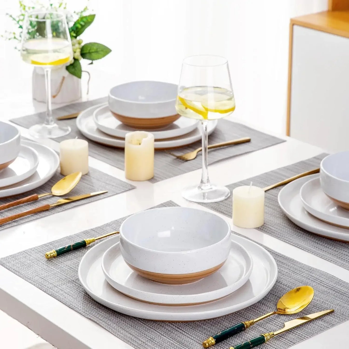 AmorArc Ceramic Dinnerware 12 Pieces