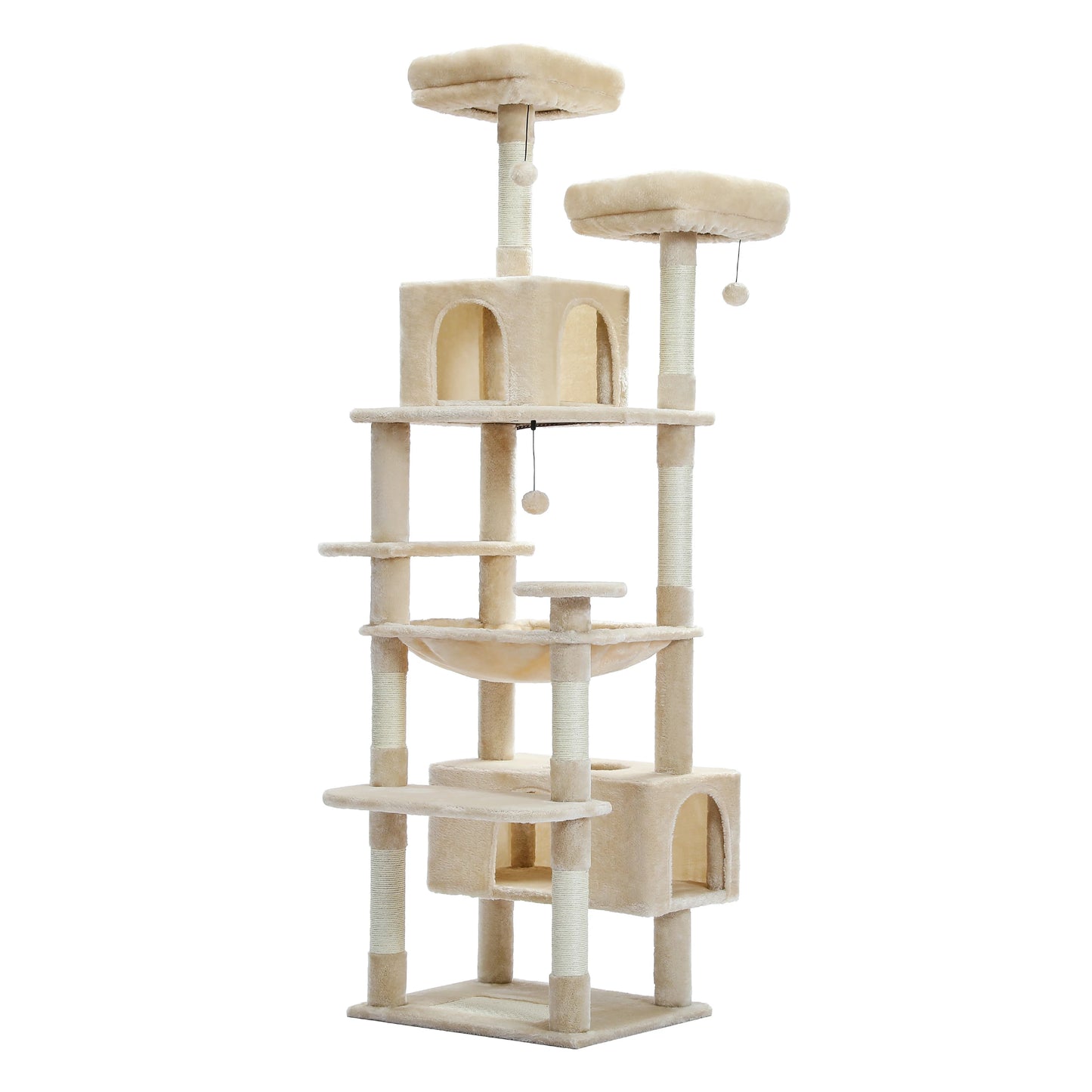 Tall Cat Tower for Indoor Cats Multi-Level