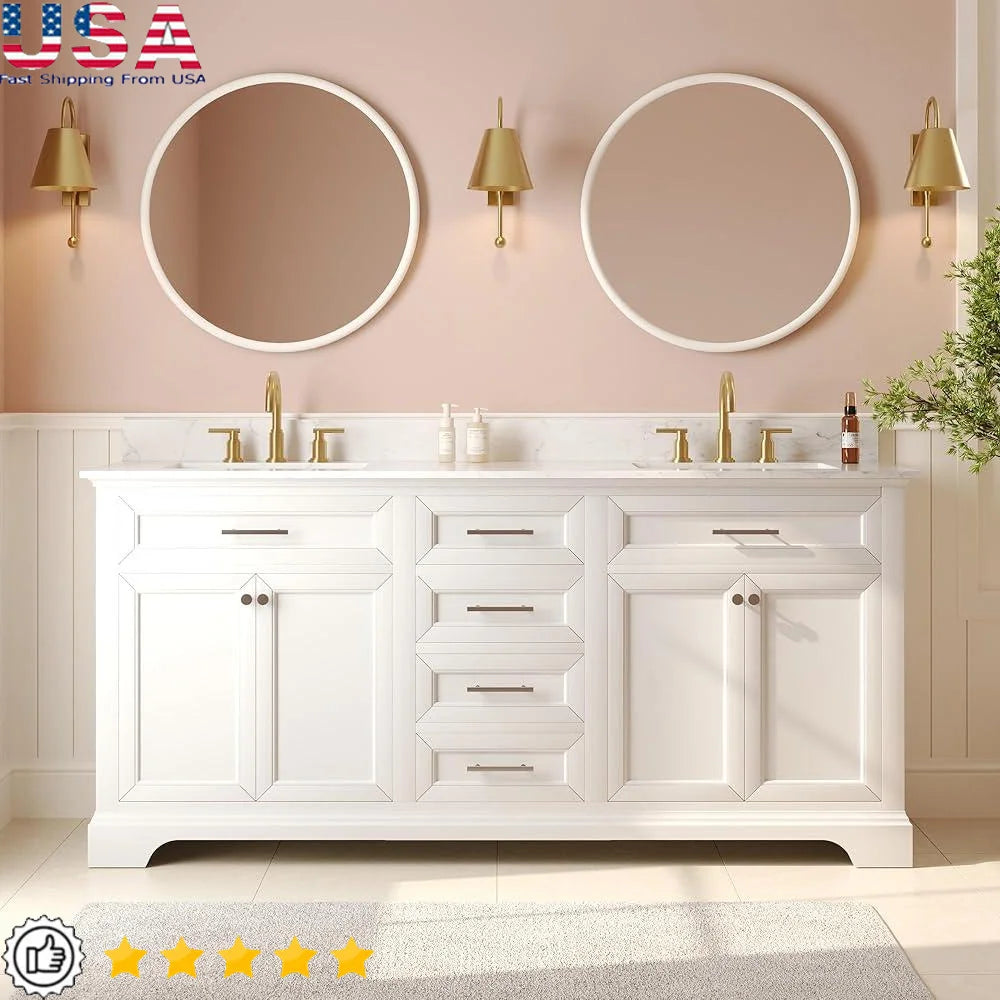 Modern Double Sink Bathroom Vanity