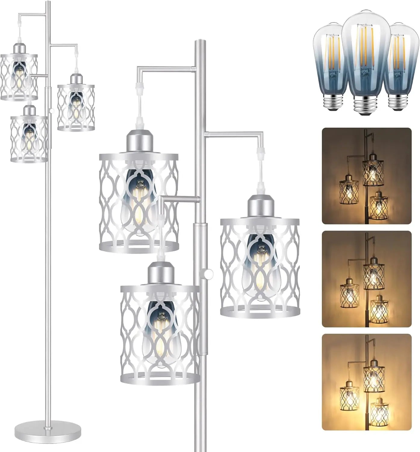 Dimmable Farmhouse Floor Lamp