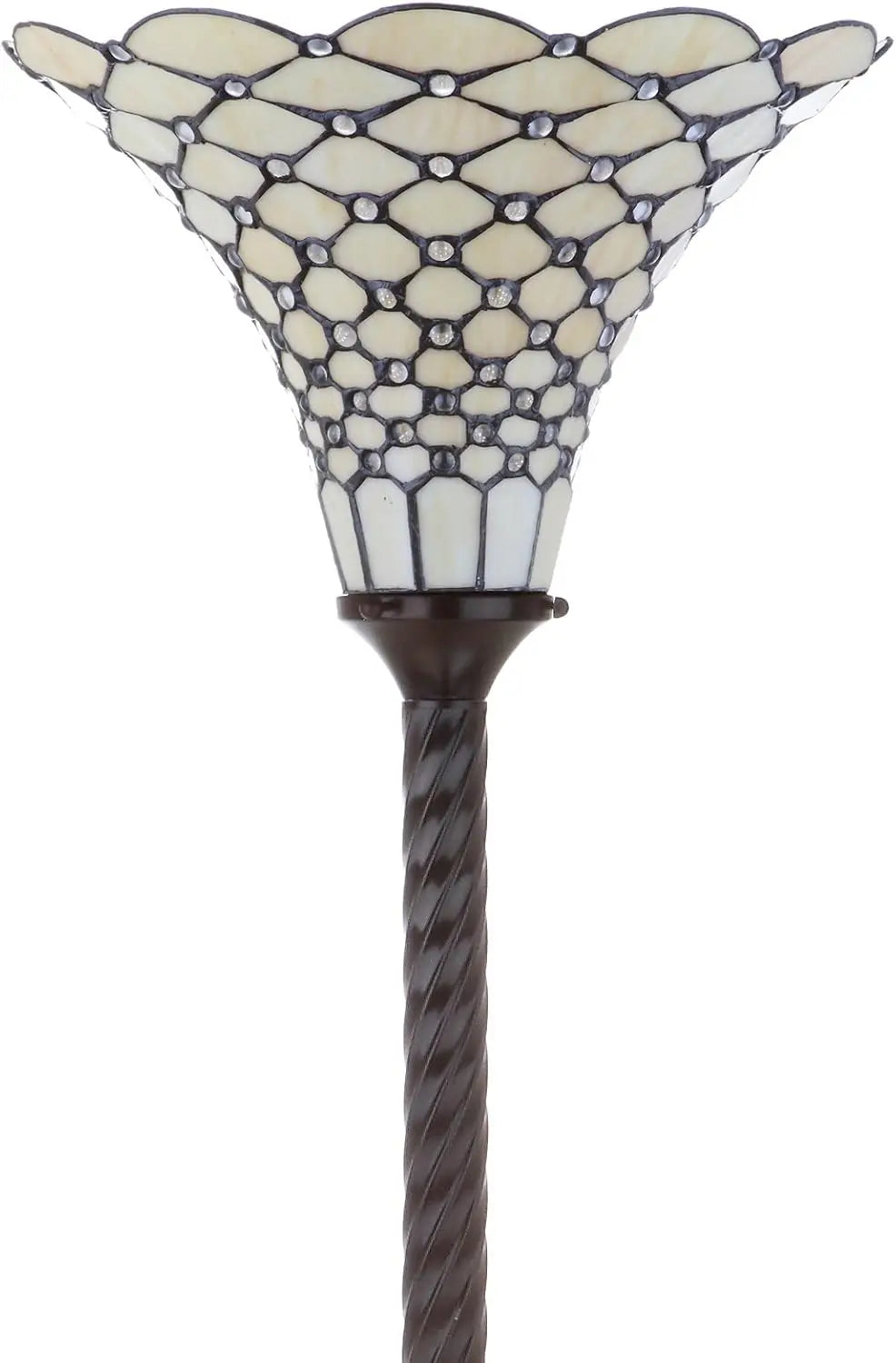 Tiffany Art Nouveau Style Floor Lamp