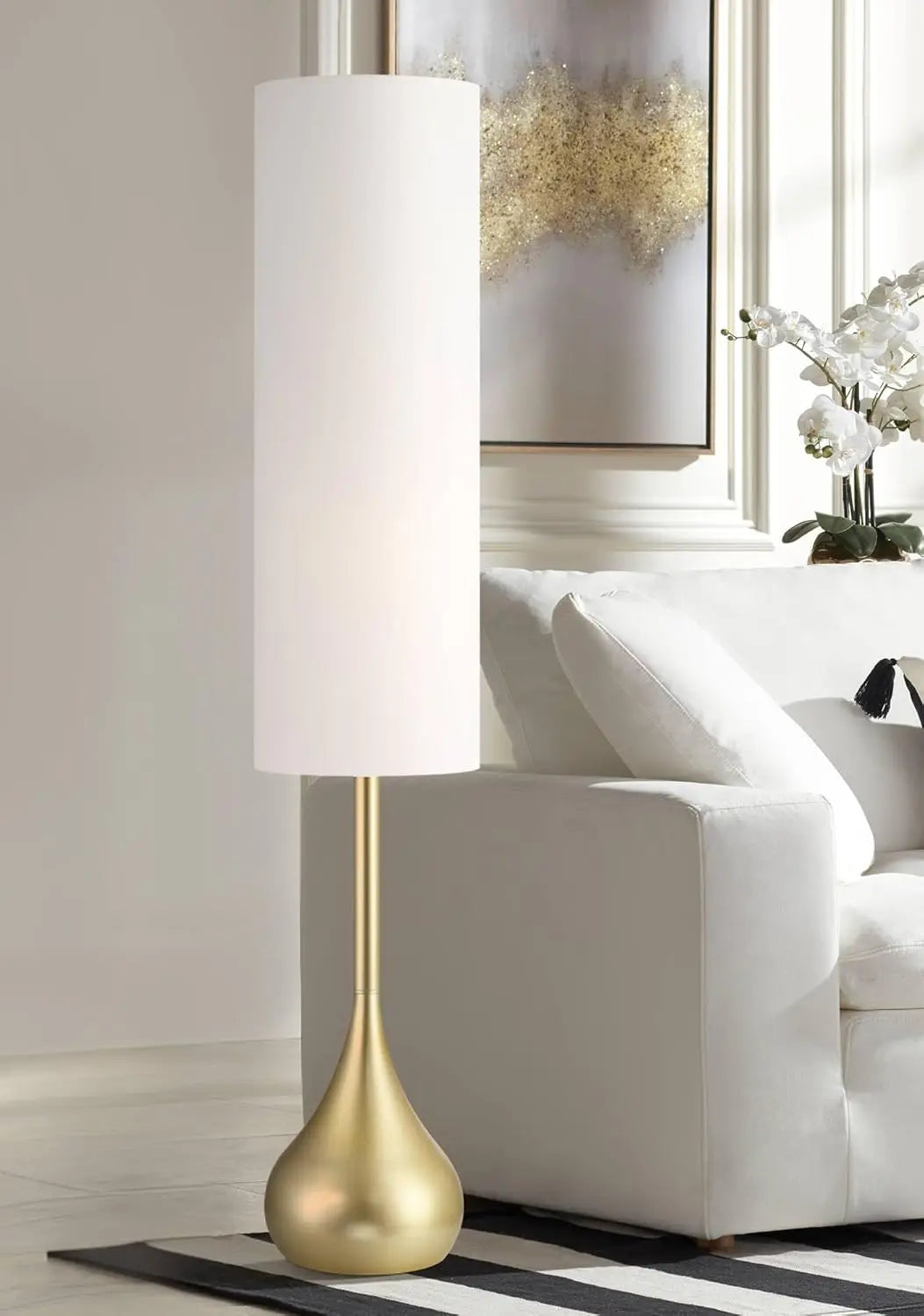 Dark Bronze Metal Floor Lamp