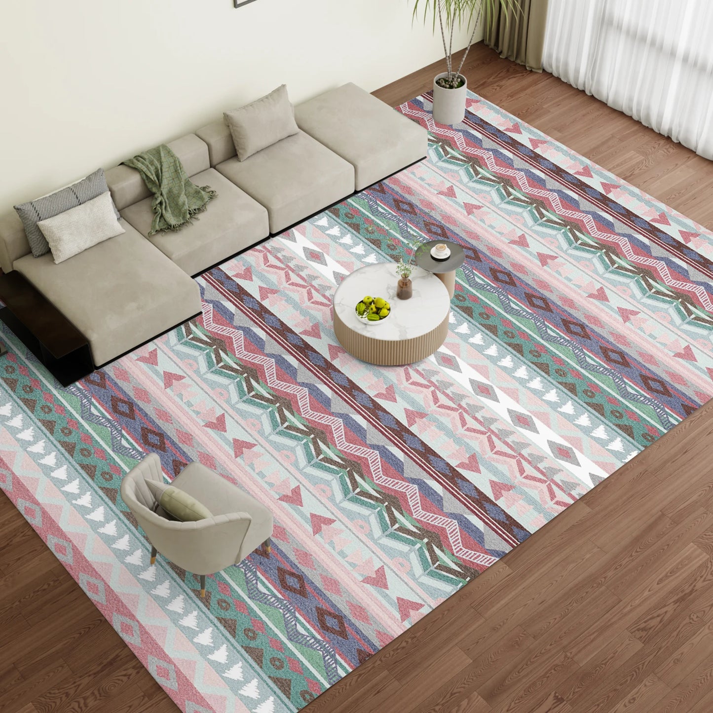Throw Carpet for Living Room Bedroom Kitchen