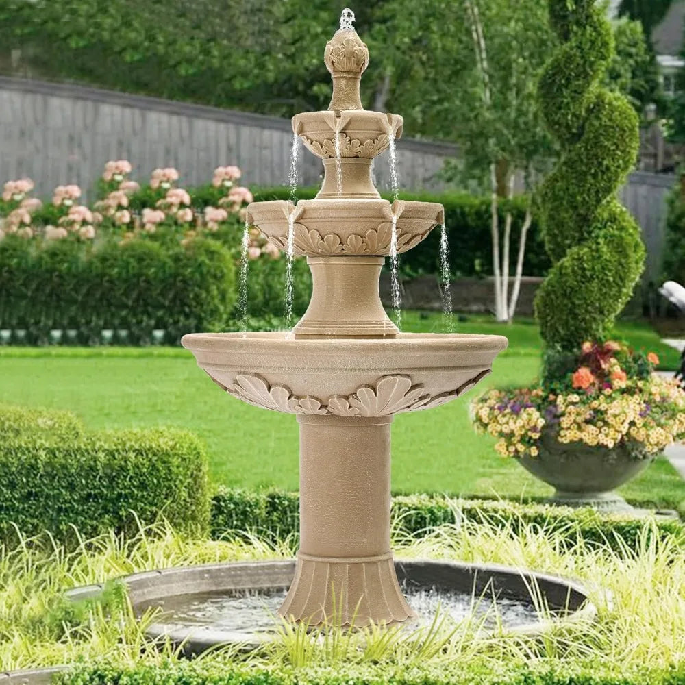 Large Cascading Outdoor Water Fountain