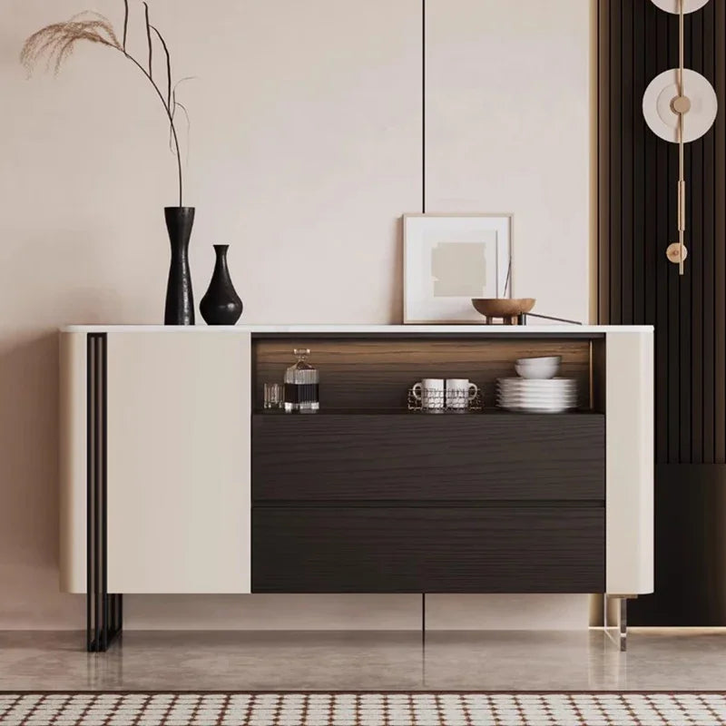 Italian Marble Living Room Cabinet