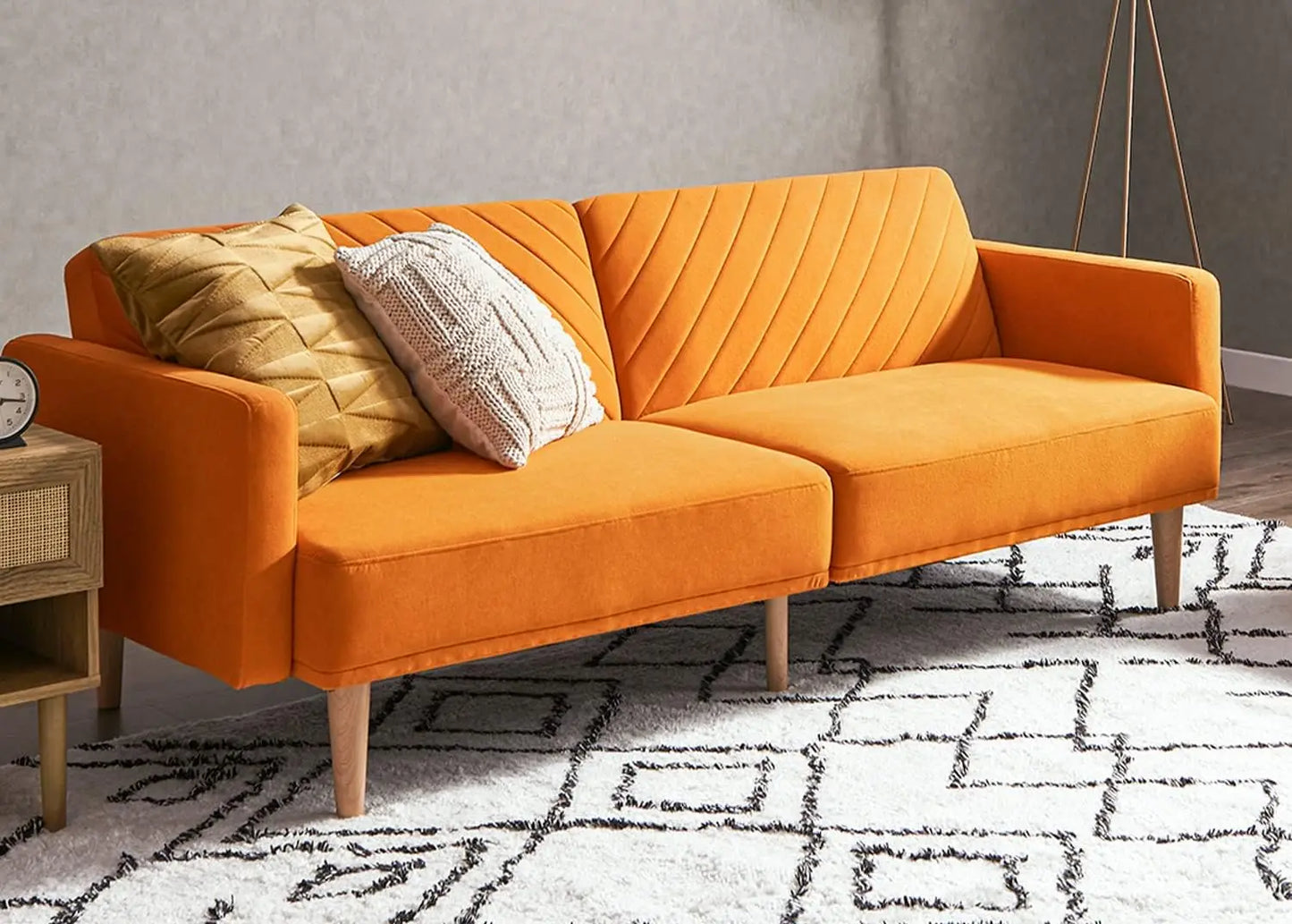 Mid Century Modern Futon Sofa Bed