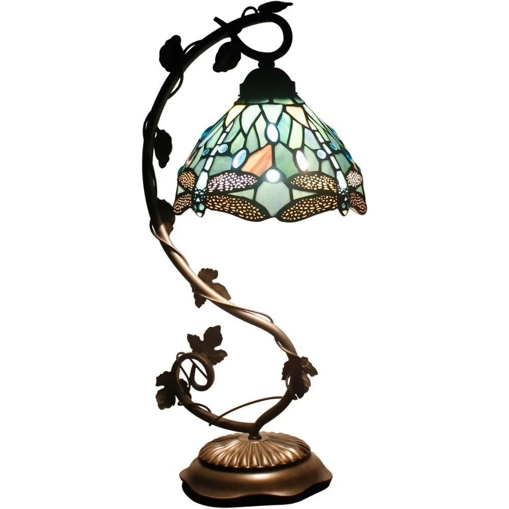 Tiffany Lamp Stained Glass Dragonfly Style