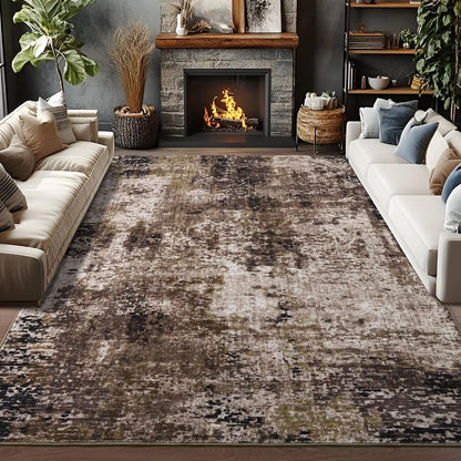 Soft Large Modern Abstract Area Rug
