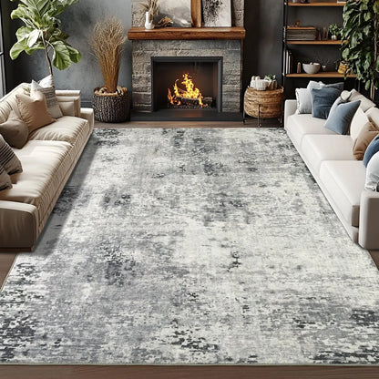 Soft Large Modern Abstract Area Rug