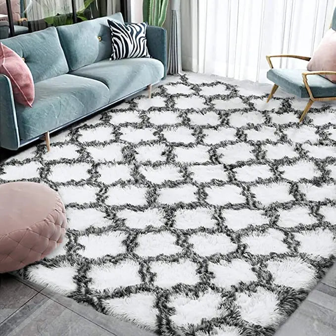 Large Plush Area Rugs
