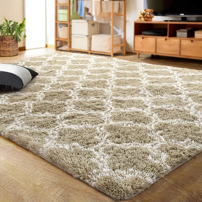 Large Plush Area Rugs