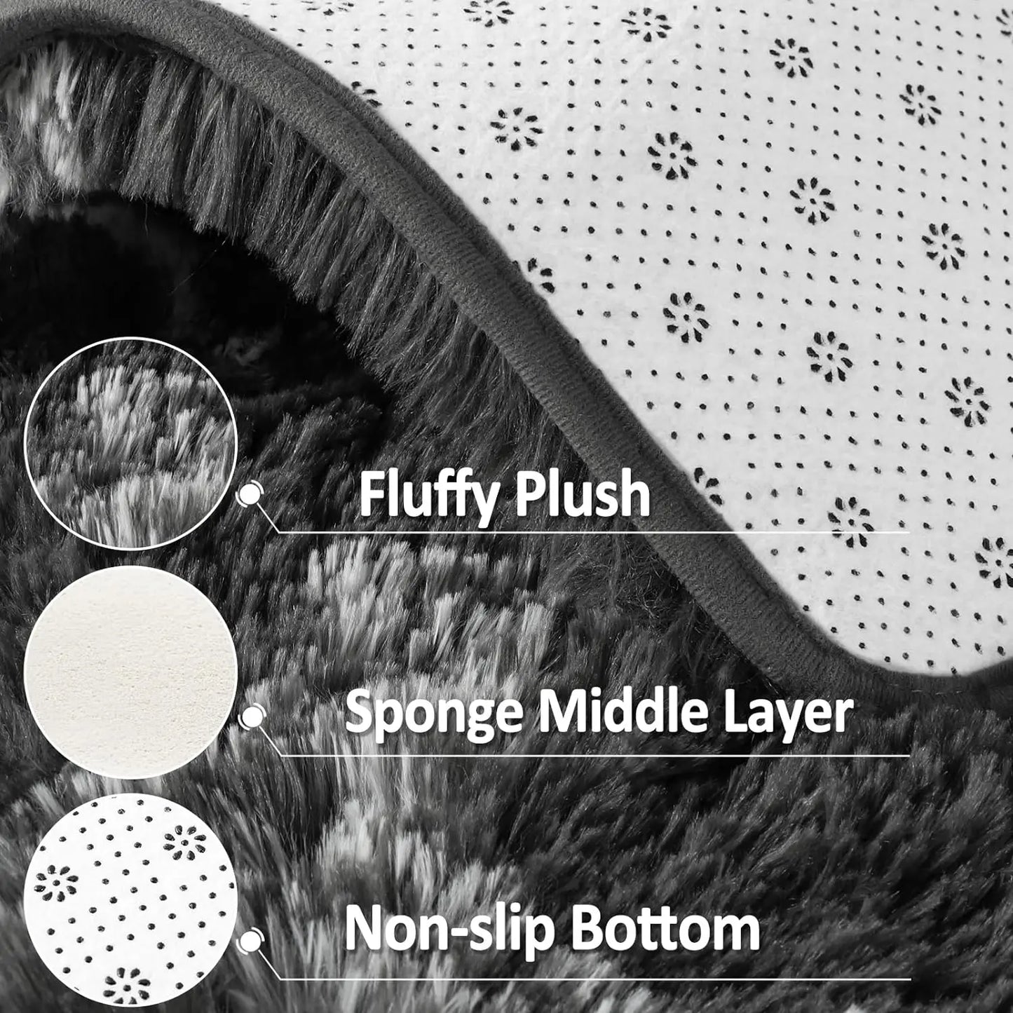 Large Plush Area Rugs