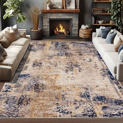 Soft Large Modern Abstract Area Rug