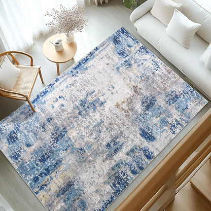 Soft Large Modern Abstract Area Rug