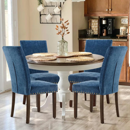 Upholstered Parsons Dining Chairs Set of 4