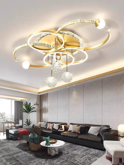 Modern Led Black Decorative Ceiling Chandelier