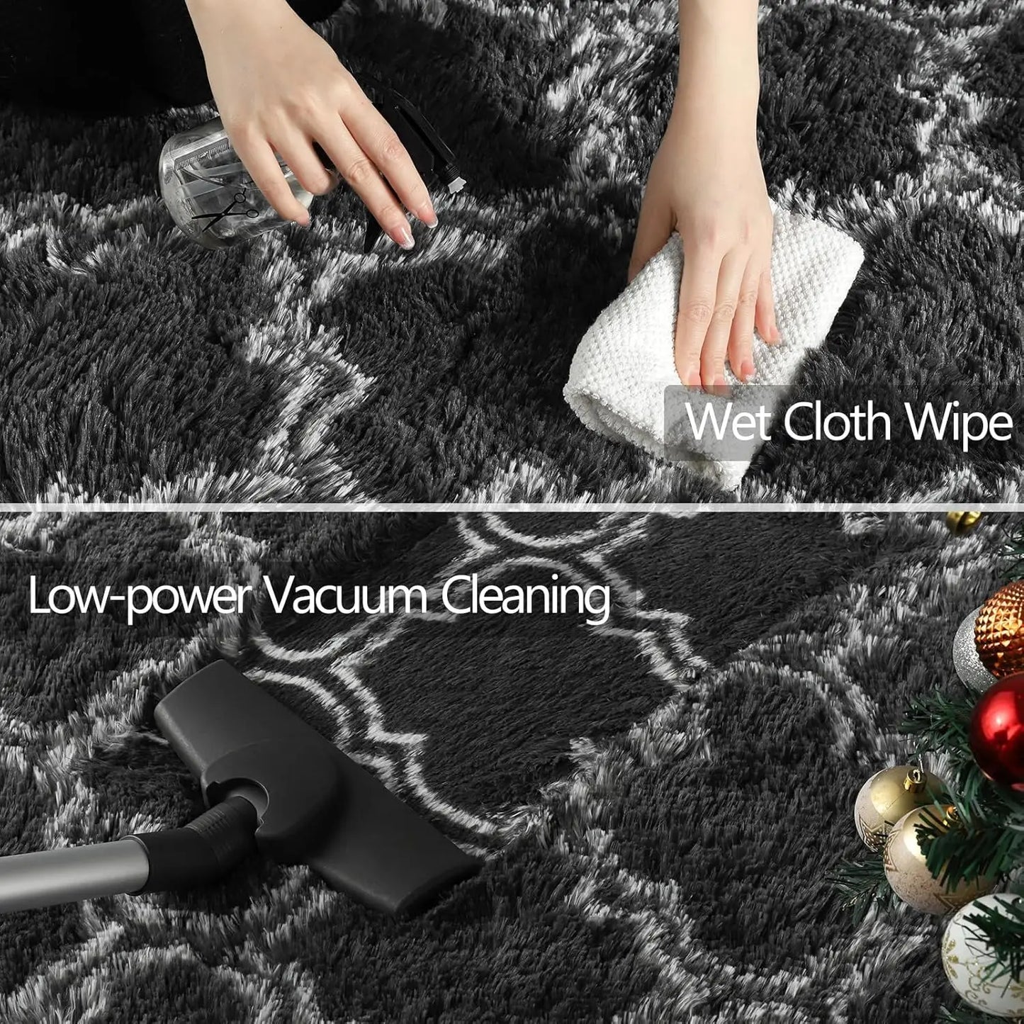 Large Plush Area Rugs