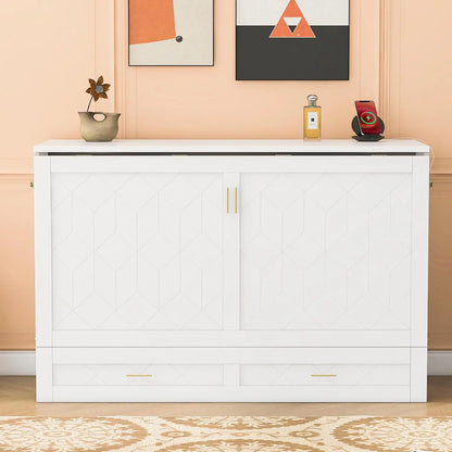Queen Size Murphy Bed with USB Charging Station