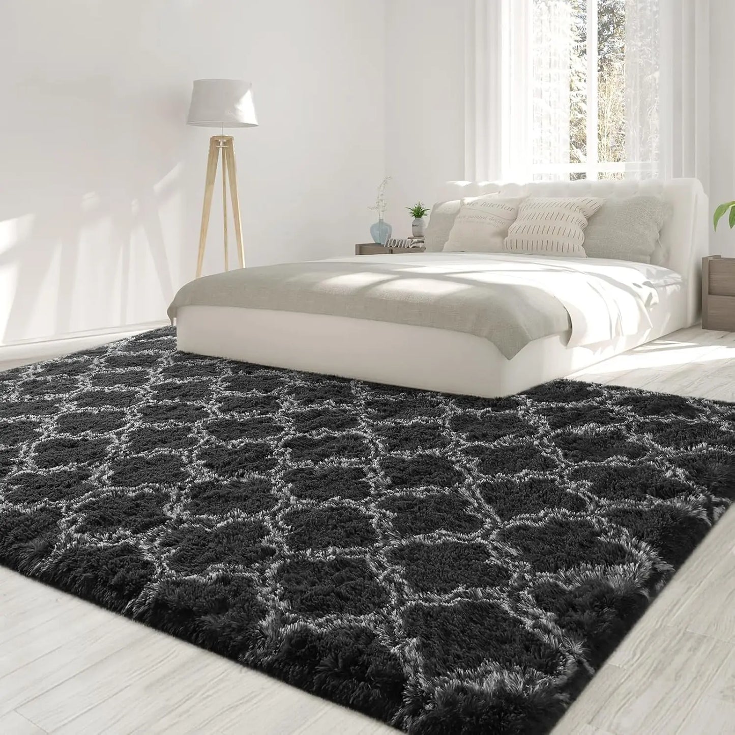 Large Plush Area Rugs