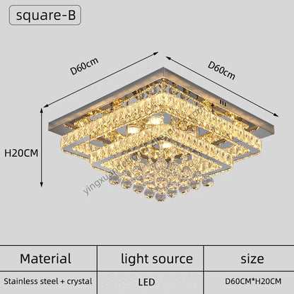 Modern Crystal Ceiling   Designer LED Chandelier