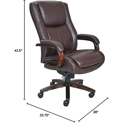La-Z-Boy Winston Leather Executive Chair Brown