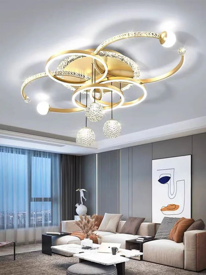 Modern Led Black Decorative Ceiling Chandelier