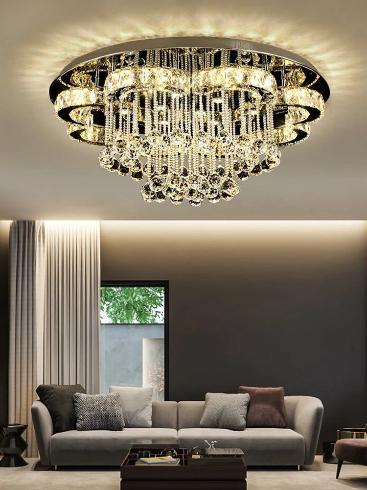 Modern Crystal Ceiling   Designer LED Chandelier