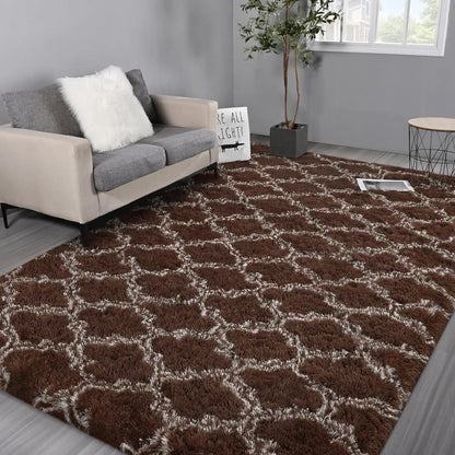 Large Plush Area Rugs