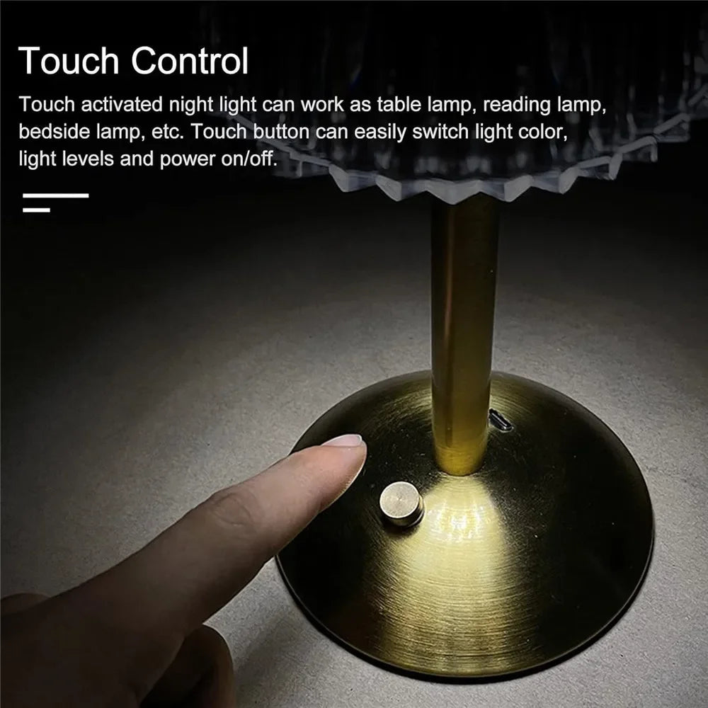 LED Table Lamp Touch Sensor Dimmable Desktop