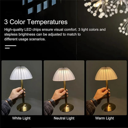 LED Table Lamp Touch Sensor Dimmable Desktop