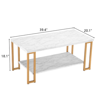 Simple Double-layer  Coffee Table